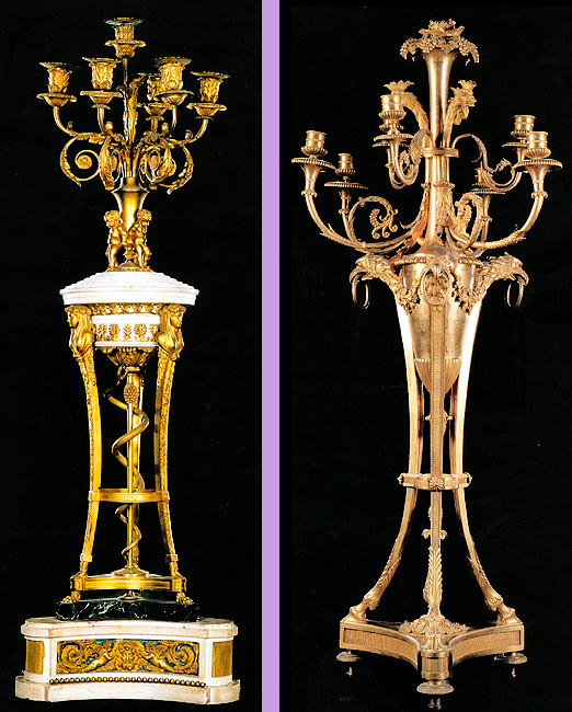 No Girandole Candles Guilded Candelabra pp. 336, 337